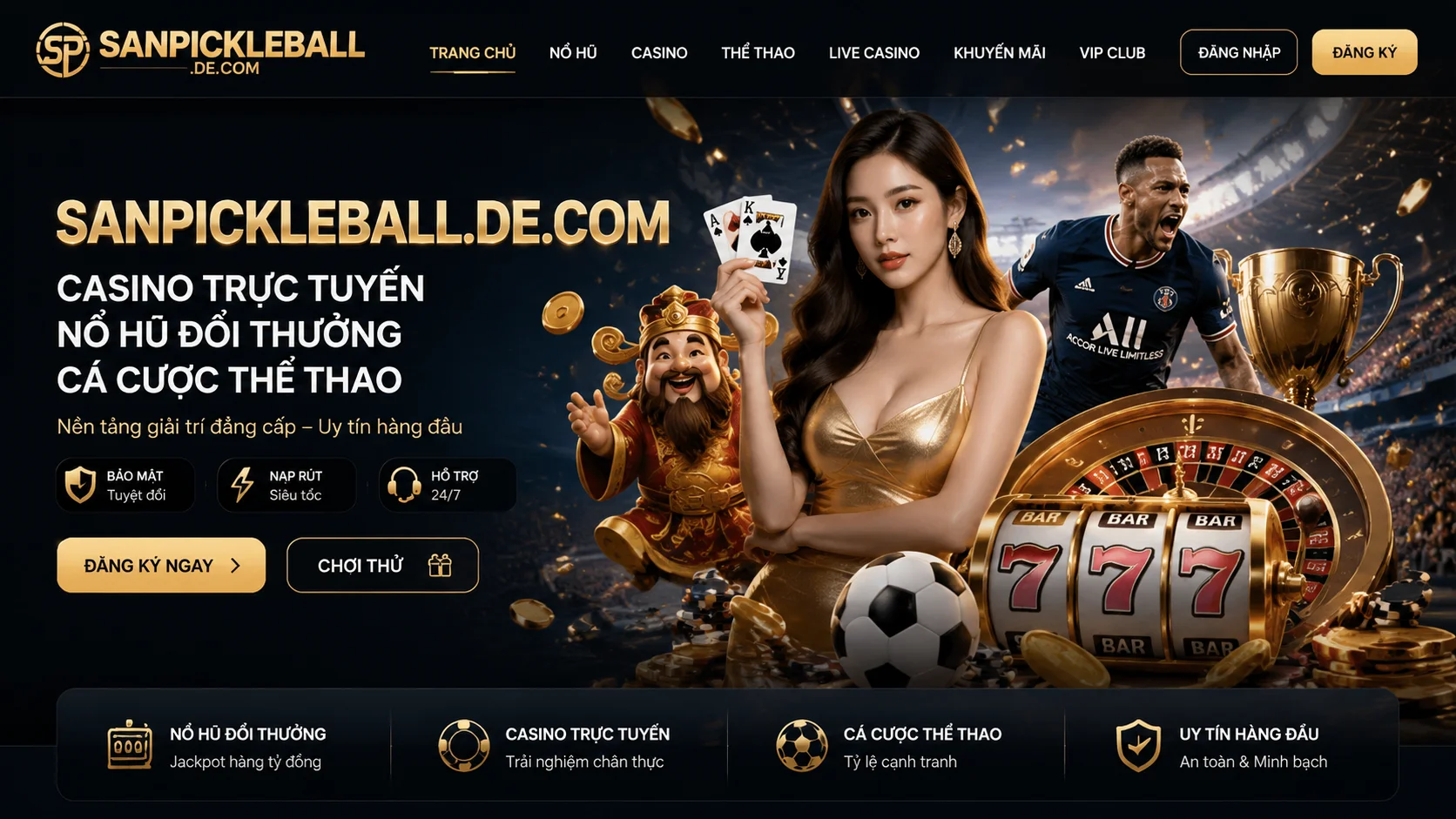 Khu trò chơi no hu doi thuong tại sanpickleball.de.com