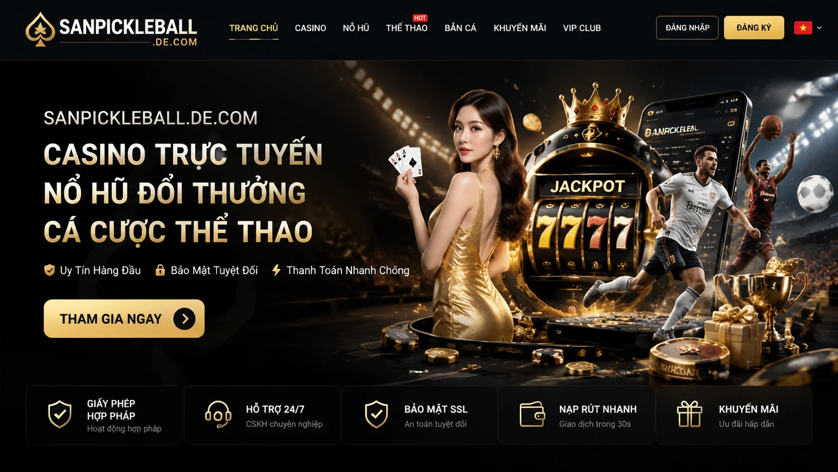 Hình ảnh slots với hiệu ứng quay
