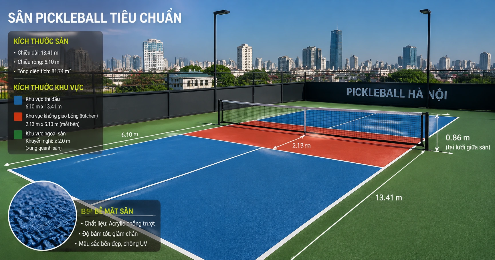 Khái quát về sân pickleball Hà Nội - image 2