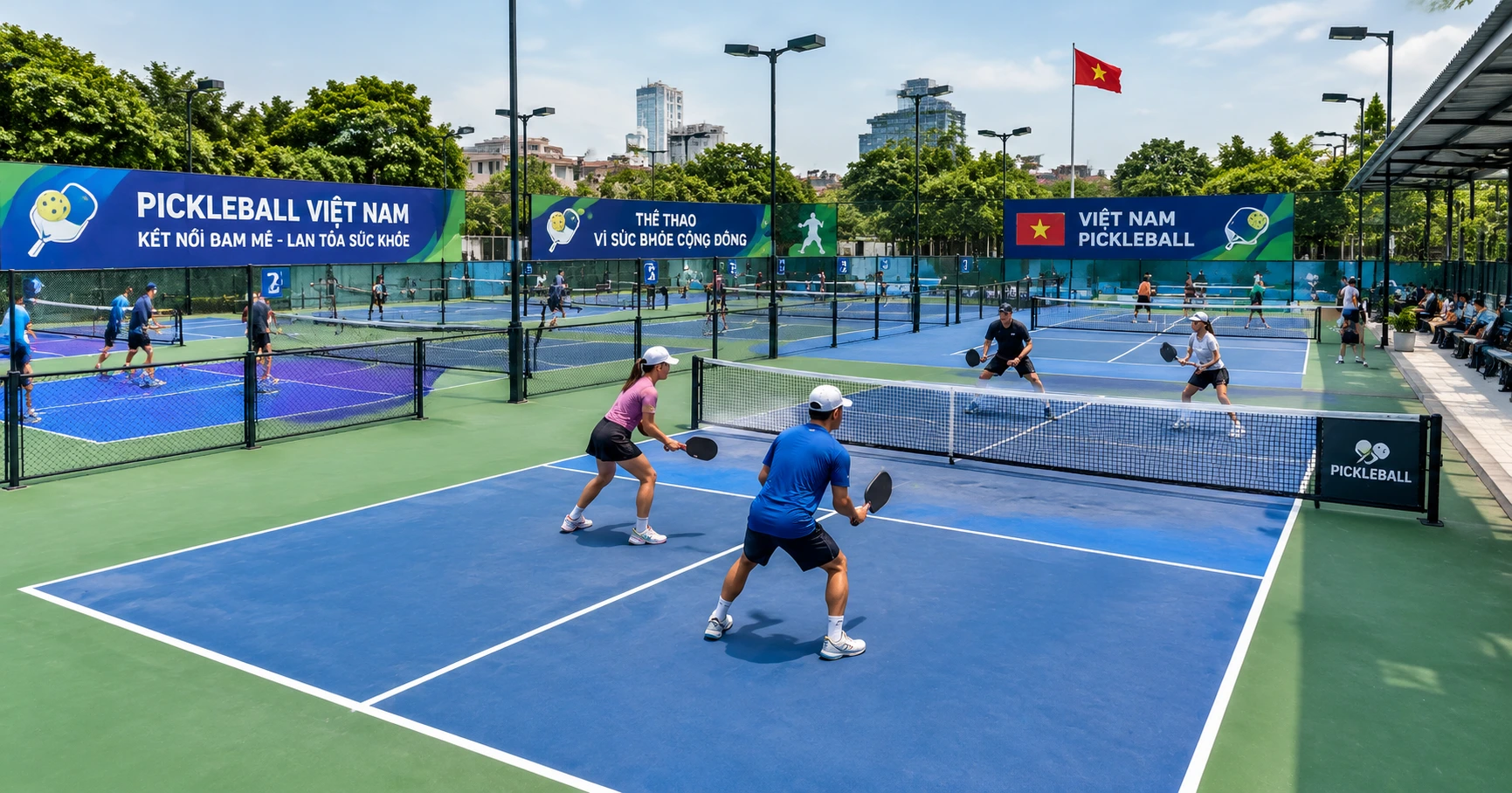 Diện tích sân pickleball và các tiêu chuẩn thi công hiện nay - image 3 Diện tích sân pickleball và các tiêu chuẩn thi công hiện nay - image 3
